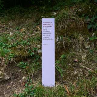 Denkmal der Freundschaft Schild